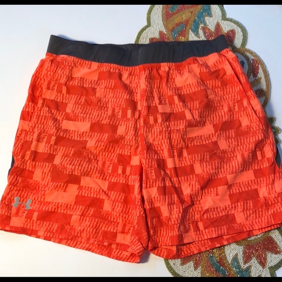 Under Armour Other - Under Armour Men’s XL Heat Gear Shorts Orange